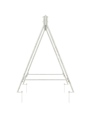Telaio per Altalena Bianco Antico 113 x 121,5 x 168 cm Acciaio