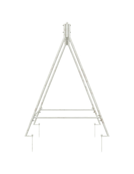 Telaio per Altalena Bianco Antico 113 x 121,5 x 168 cm Acciaio