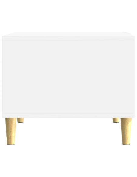 Tavolino da salotto Bianco Lucido 50 x 49 x 40 cm