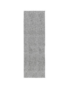 Tappeto Shaggy PAMPLONA a Pelo Lungo Moderno Grigio 80x250 cm