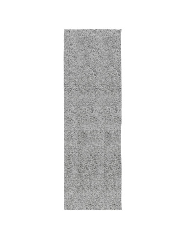 Tappeto Shaggy PAMPLONA a Pelo Lungo Moderno Grigio 80x250 cm