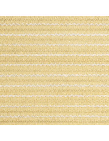 Schermo Frangivista per Balcone Beige 75x500 cm in HDPE