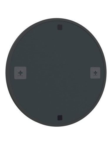 Specchio da Parete Nero 60 cm