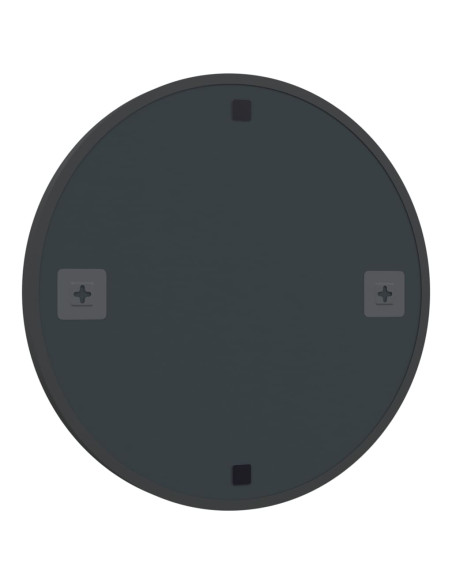 Specchio da Parete Nero 60 cm