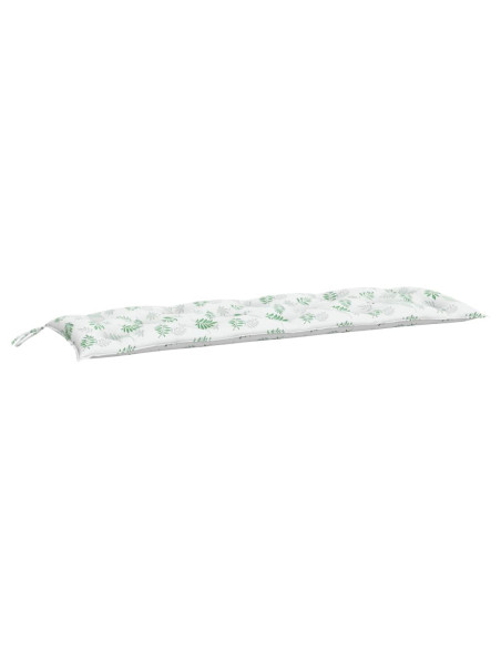 Cuscino per Panca a Foglie 150x50x7 cm in Tessuto Oxford