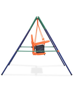 Set Altalena Bimbo con Imbracatura di Sicurezza Arancione 2
