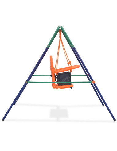 Set Altalena Bimbo con Imbracatura di Sicurezza Arancione