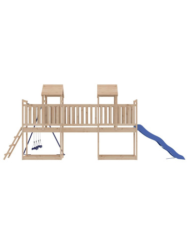 Set da Gioco da Esterno in Legno Massello di Pino
