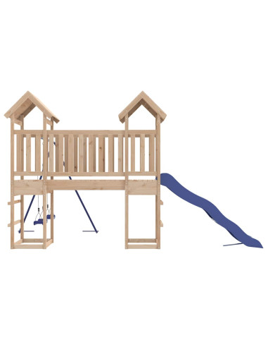 Set da Gioco da Esterno in Legno Massello di Pino