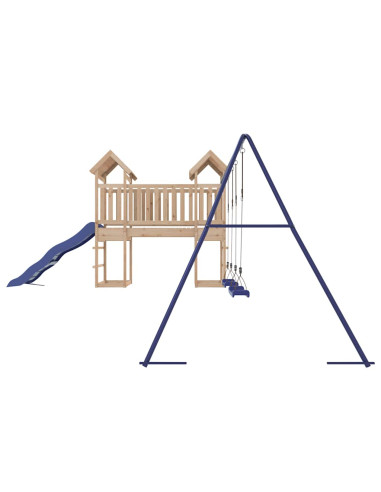 Set da Gioco da Esterno in Legno Massello di Pino