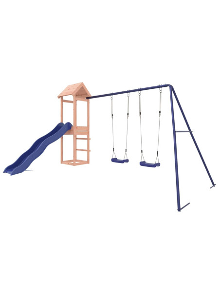 Set da Gioco da Esterno in Legno Massello di Douglas