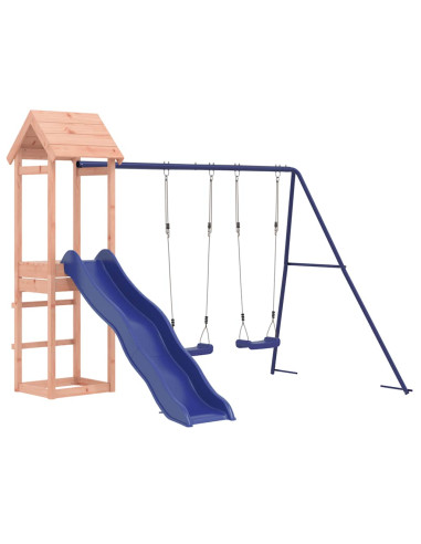 Set da Gioco da Esterno in Legno Massello di Douglas