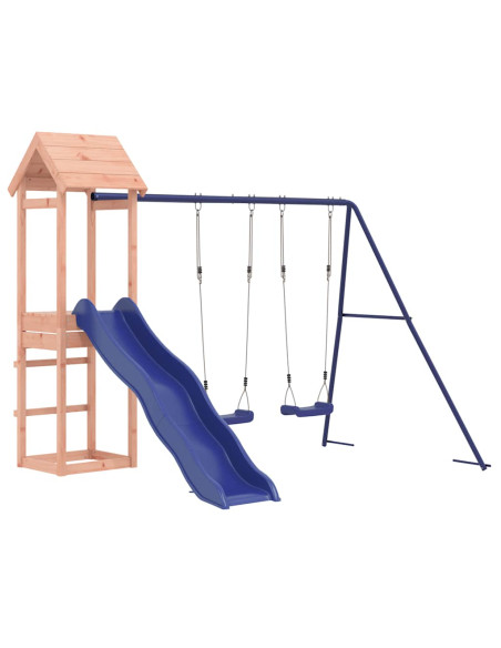 Set da Gioco da Esterno in Legno Massello di Douglas