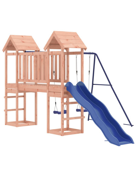 Set da Gioco da Esterno in Legno Massello di Douglas