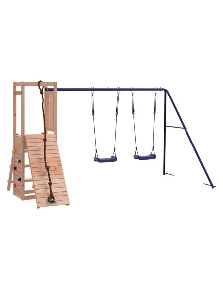 Set da Gioco da Esterno in Legno Massello di Douglas
