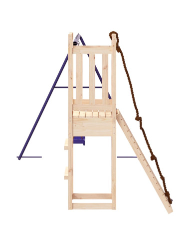 Set da Gioco da Esterno in Legno Massello di Pino