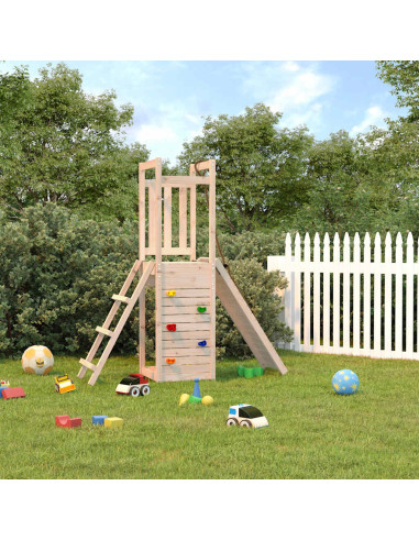 Set da Gioco da Esterno in Legno Massello di Pino