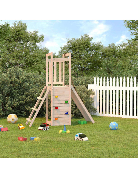 Set da Gioco da Esterno in Legno Massello di Pino