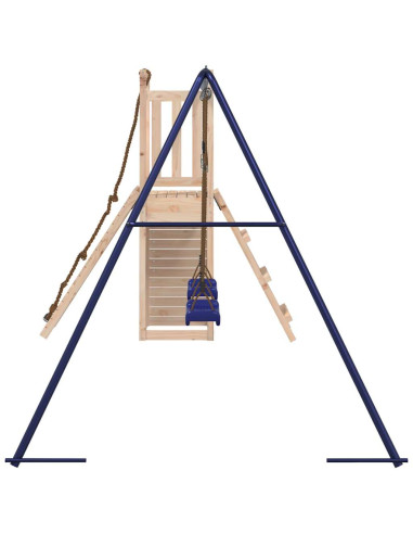 Set da Gioco da Esterno in Legno Massello di Pino