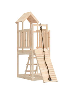 Casetta con Arrampicata inLegno Massello di Pino 2
