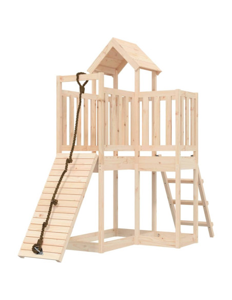 Casetta con Arrampicata inLegno Massello di Pino