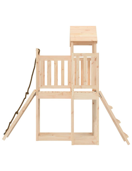 Casetta con Arrampicata inLegno Massello di Pino
