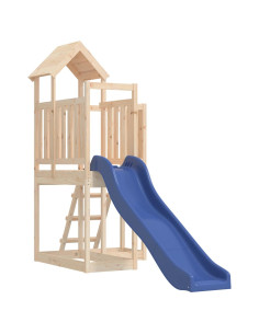 Set da Gioco da Esterno in Legno Massello di Pino 2