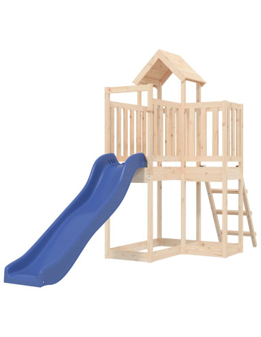Set da Gioco da Esterno in Legno Massello di Pino