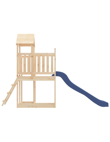 Set da Gioco da Esterno in Legno Massello di Pino