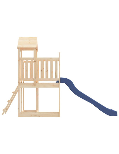 Set da Gioco da Esterno in Legno Massello di Pino