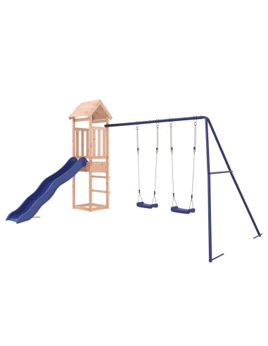 Set da Gioco da Esterno in Legno Massello di Douglas