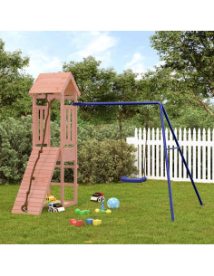 Set da Gioco da Esterno in Legno Massello di Douglas
