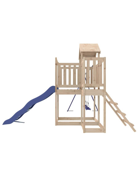 Set da Gioco da Esterno in Legno Massello di Pino