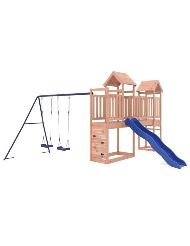 Set da Gioco da Esterno in Legno Massello di Douglas