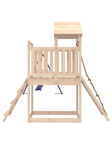 Set da Gioco da Esterno in Legno Massello di Pino