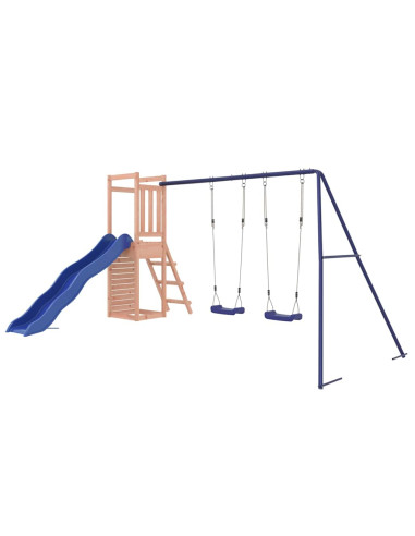 Set da Gioco da Esterno in Legno Massello di Douglas