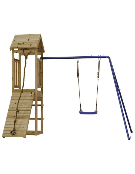 Set da Gioco da Esterno in Legno di Pino Impregnato