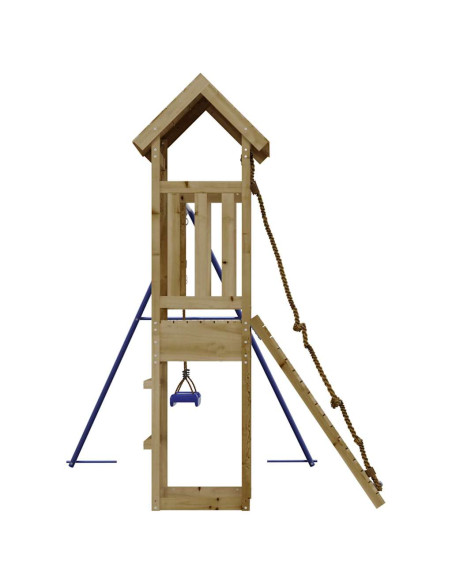 Set da Gioco da Esterno in Legno di Pino Impregnato