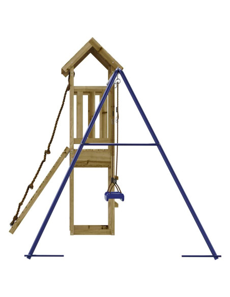 Set da Gioco da Esterno in Legno di Pino Impregnato