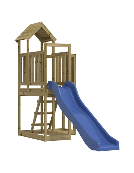 Set da Gioco da Esterno in Legno di Pino Impregnato