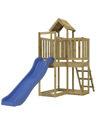 Set da Gioco da Esterno in Legno di Pino Impregnato