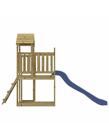 Set da Gioco da Esterno in Legno di Pino Impregnato