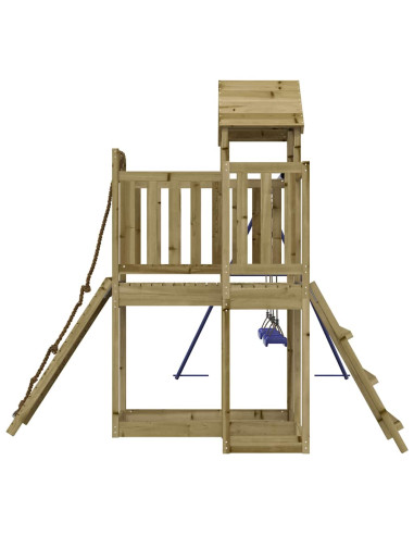 Set da Gioco da Esterno in Legno di Pino Impregnato