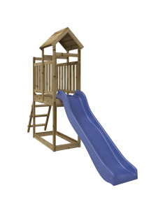 Set da Gioco da Esterno in Legno di Pino Impregnato 2