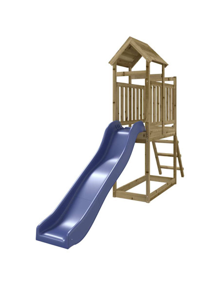 Set da Gioco da Esterno in Legno di Pino Impregnato