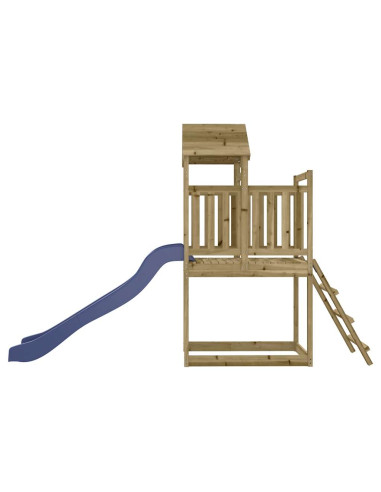 Set da Gioco da Esterno in Legno di Pino Impregnato