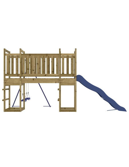 Set da Gioco da Esterno in Legno di Pino Impregnato