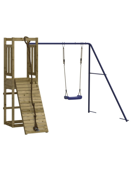 Set da Gioco da Esterno in Legno di Pino Impregnato