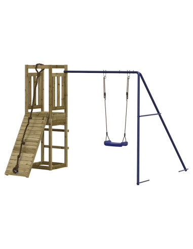 Set da Gioco da Esterno in Legno di Pino Impregnato