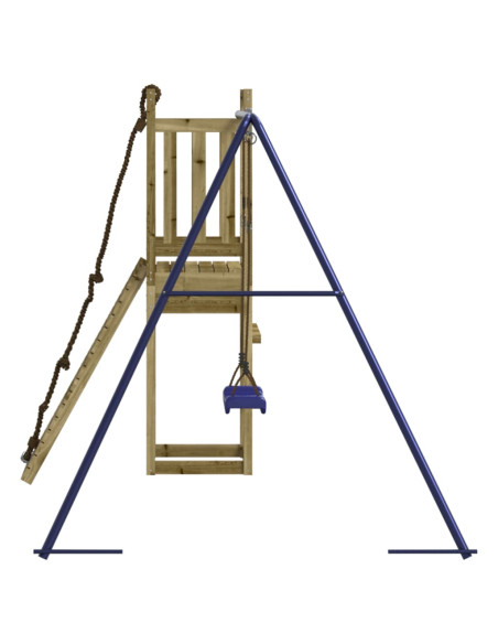 Set da Gioco da Esterno in Legno di Pino Impregnato